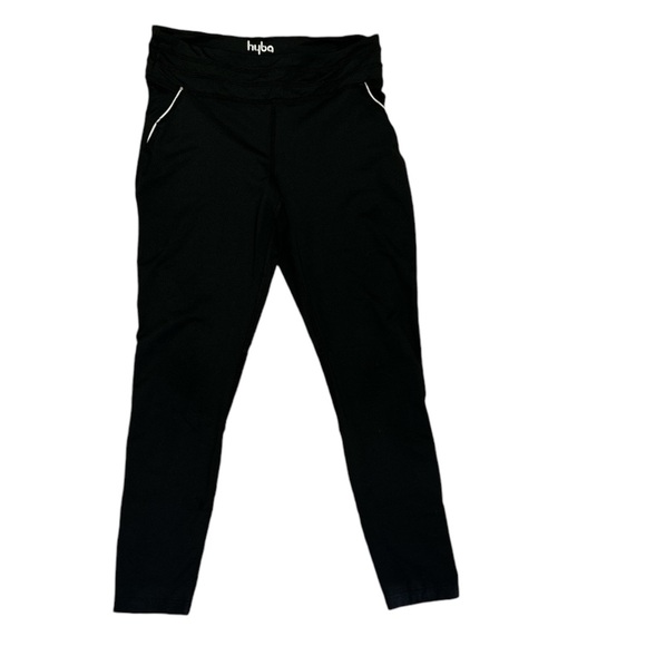 Hyba Women’s Sz Medium Black Activewear Leggings - Picture 2 of 9